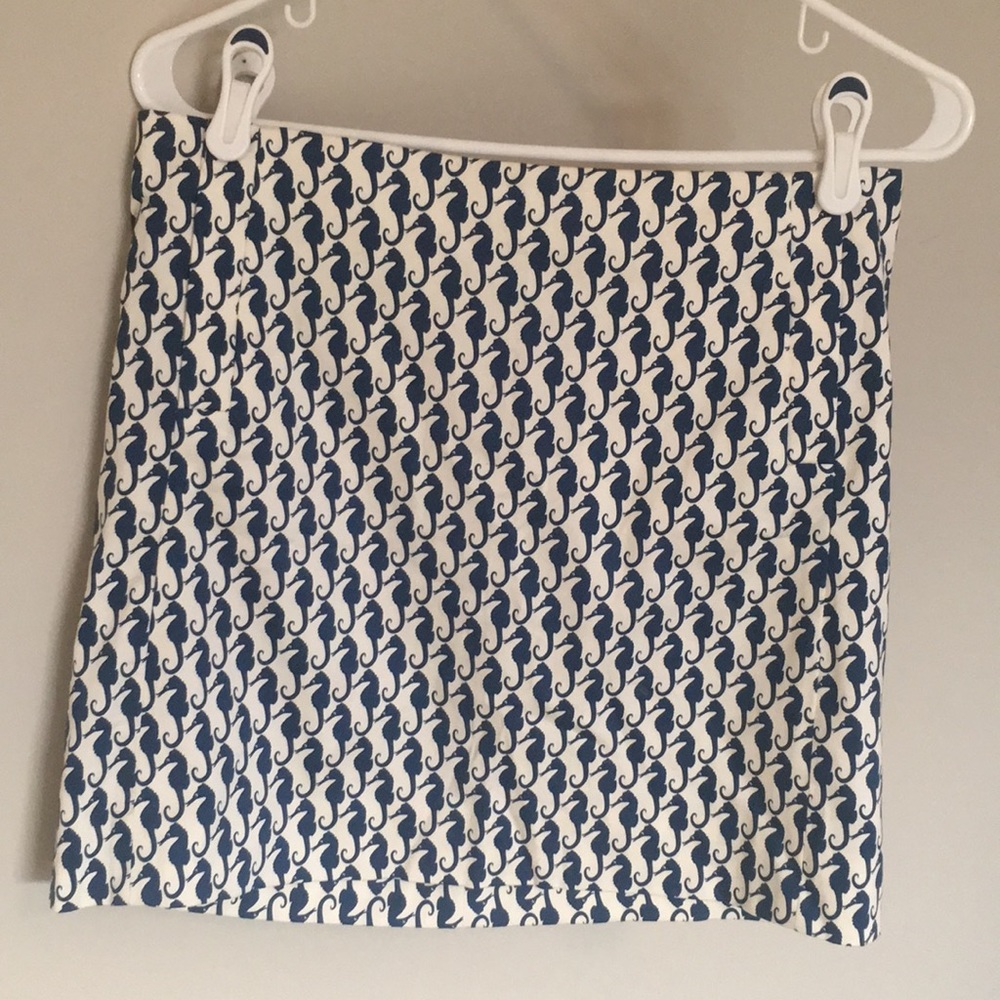 2/$20 J. Crew Seahorse mini skirt size 4